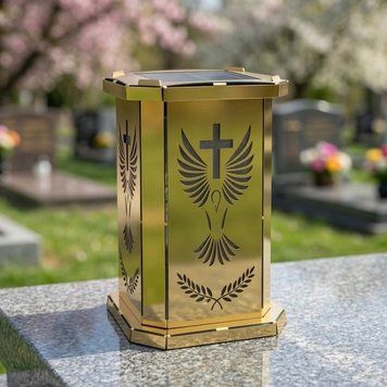 Лампадка на сонячній батареї з імітацією полумʼя &ndash; LED лампадка без батарейок, висота 22см 2764-11 фото